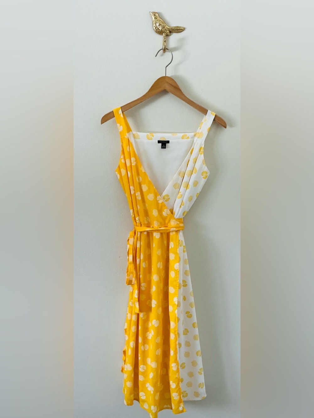 Ann Taylor Seashell Wrap Dress Sz XS